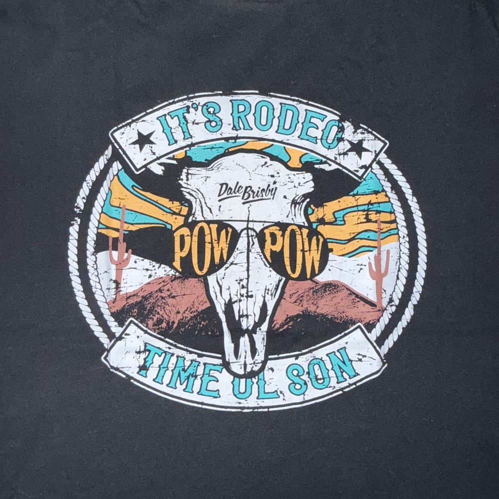 Black Rodeo Graphic Tee - Picture 2 of 3